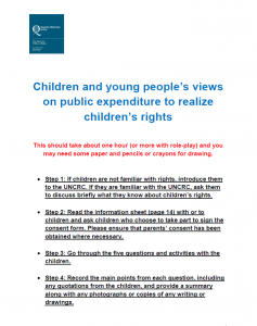 Consultation for children