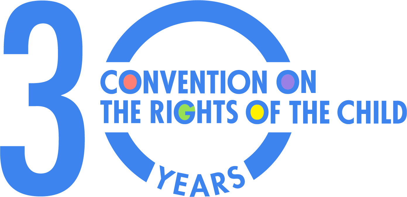 30th anniversary logo which our Children’s Advisory Team worked on in collaboration with the CRC committee
