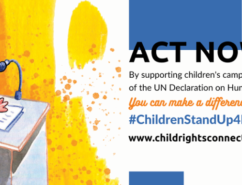 Spread the word about our new #ChildrenStandUp4HumanRights appeal !